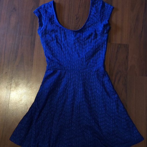 Royal Blue Mini Dress - Picture 1 of 2